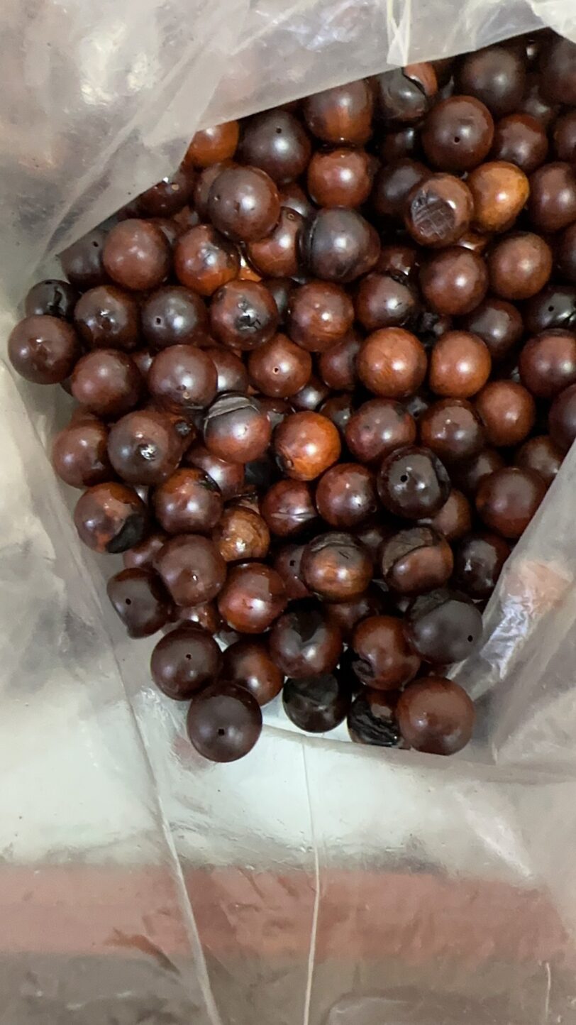Longhu Mountain hair lightning hit jujube bracelet twelve dense taboo 2mm - Image 3