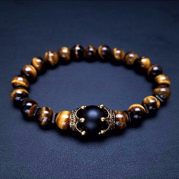Prosperity Tibetan Dzi Yak Bone Bracelet