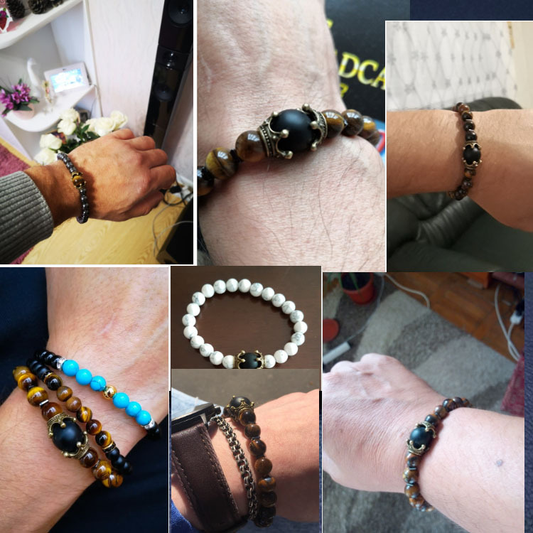 Prosperity Tibetan Dzi Yak Bone Bracelet